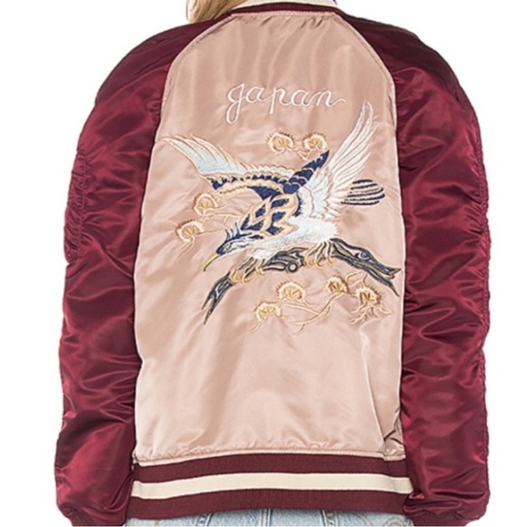 Alpha Industries Reversible Souvenir Limited Edition Eagle Japan Jacket Size XS - Picture 5 of 15